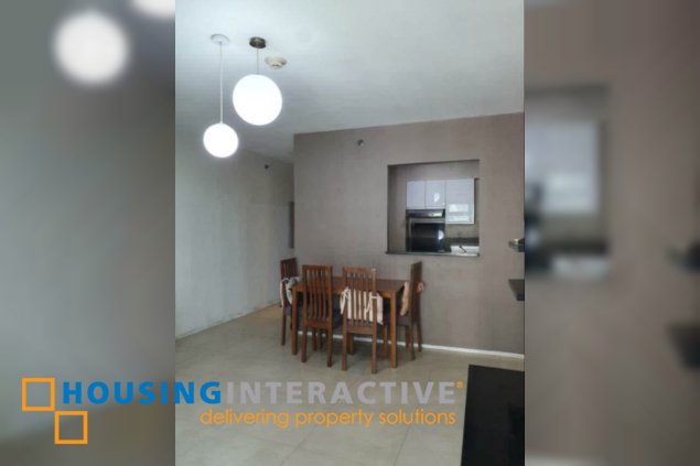 furnished 2br unit with parking for rent in two serendra