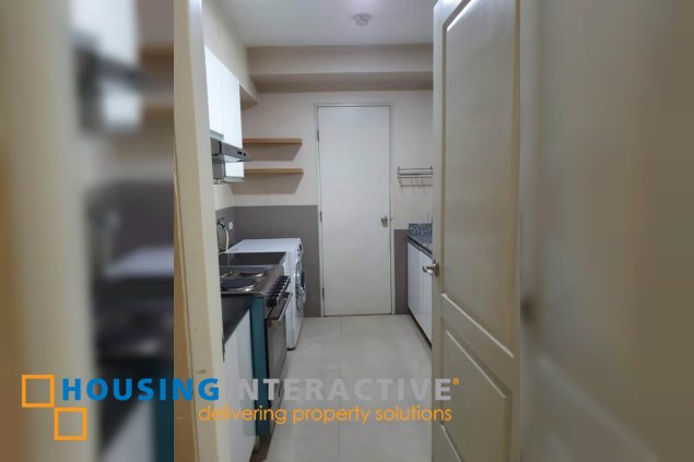 furnished 2br unit with parking for rent in two serendra