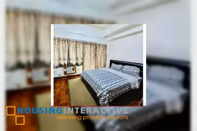 fully furnished 1br unit with balcony and parking for sale in bsa suites