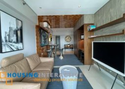 fully furnished 1br unit with balcony and parking for sale in two serendra