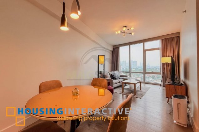 fully furnished 1br unit with parking for lease in proscenum residences