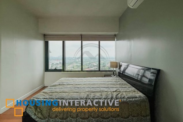 fully furnished 2br unit with parking for lease in one rockwell
