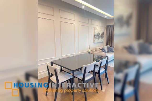 fully furnished 2br unit with parking for lease in edades tower