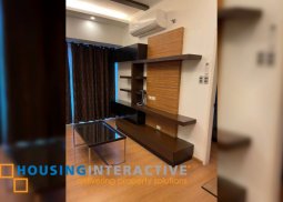 fully furnished 1br unit with balcony for lease in st. francis shangri-la place
