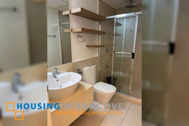 fully furnished 1br unit with balcony for lease in st. francis shangri-la place