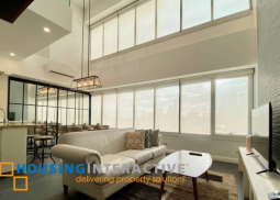 fully furnished 2br unit with parking for lease in one rockwell