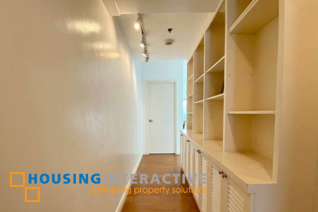 fully furnished 2br unit with parking for lease in one rockwell