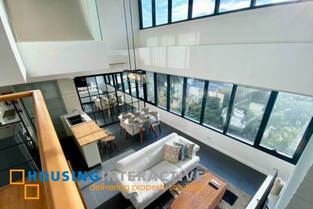 fully furnished 2br unit with parking for lease in one rockwell