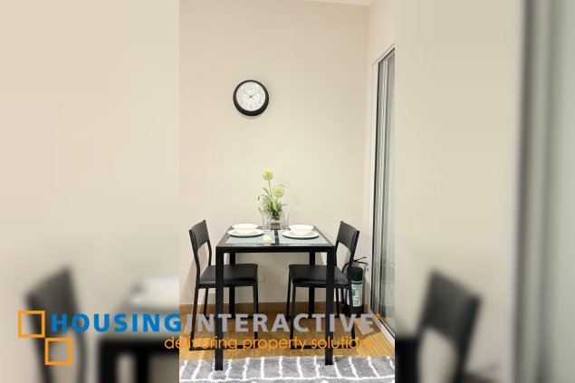 fully furnished 1br unit with parking for lease in acqua private residences