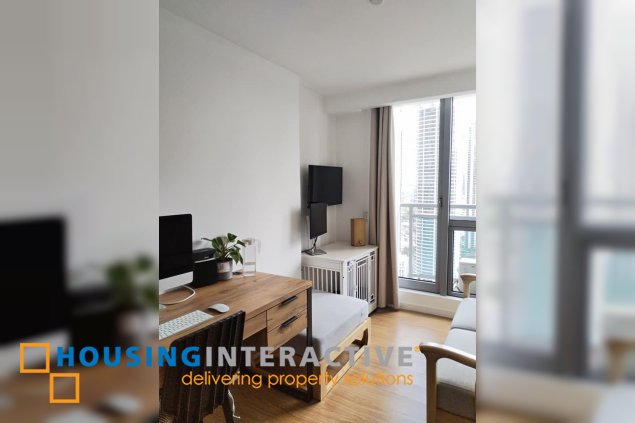 fully furnished 2br unit with balcony for sale in acqua private residences