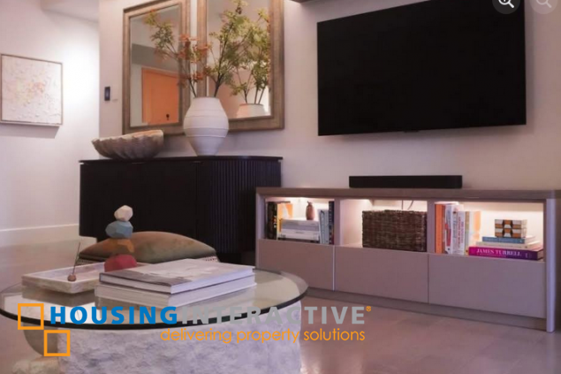 fully furnished 2br unit with 2 parkings for sale in proscenium residences