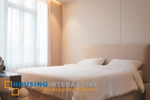 fully furnished 2br unit with 2 parkings for sale in proscenium residences