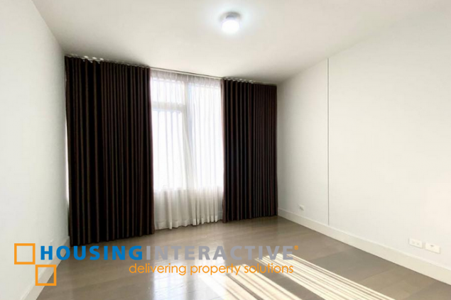 semi-furnished 2br unit with parking for lease in proscenium at rockwell