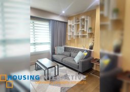 fully furnished 1br unit with balcony and parking for lease in edades tower