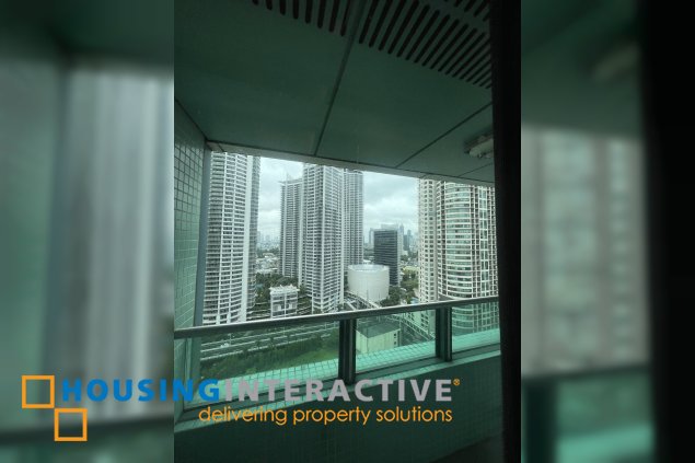 fully furnished 1br unit with balcony and parking for lease in edades tower