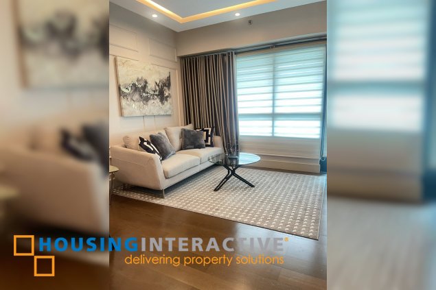 fully furnished 2br unit with parking for lease in edades tower