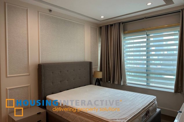 fully furnished 2br unit with parking for lease in edades tower