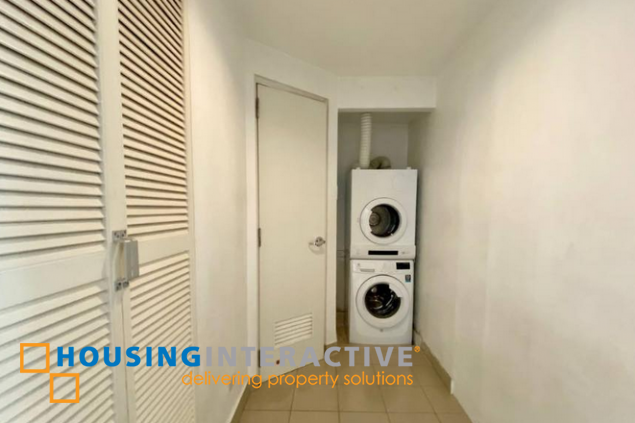 fully furnished 2br unti with parking for lease in one rockwell