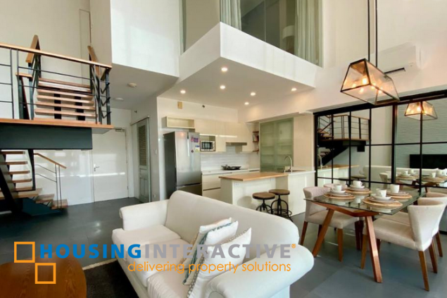 fully furnished 2br unti with parking for lease in one rockwell