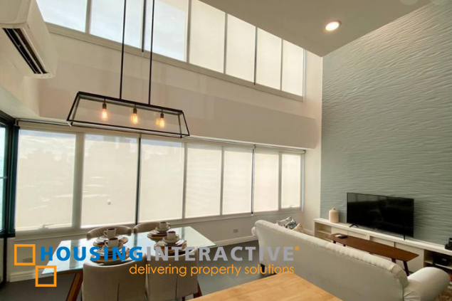 fully furnished 2br unti with parking for lease in one rockwell