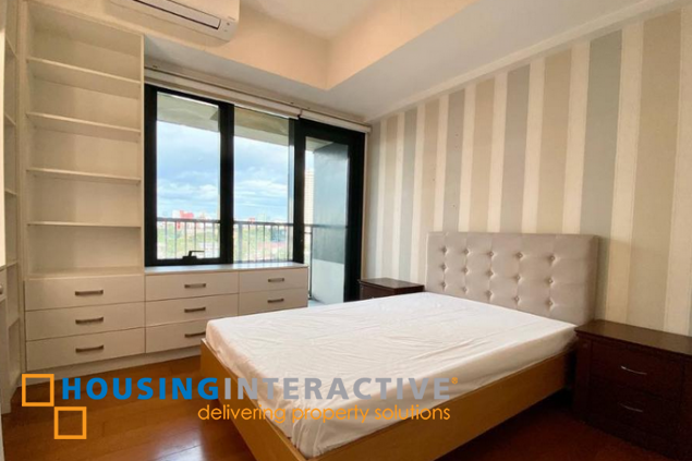 fully furnished 2br unti with parking for lease in one rockwell