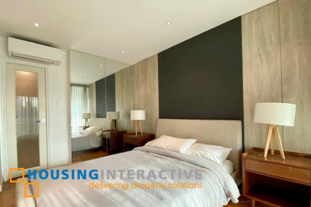 fully furnished 2br unti with parking for lease in one rockwell