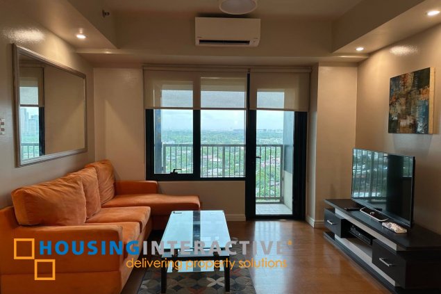 fully furnished 2br unit with parking for lease in one rockwell