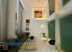 fully furnished 2br unit with balcony for sale/lease in joya lofts and towers