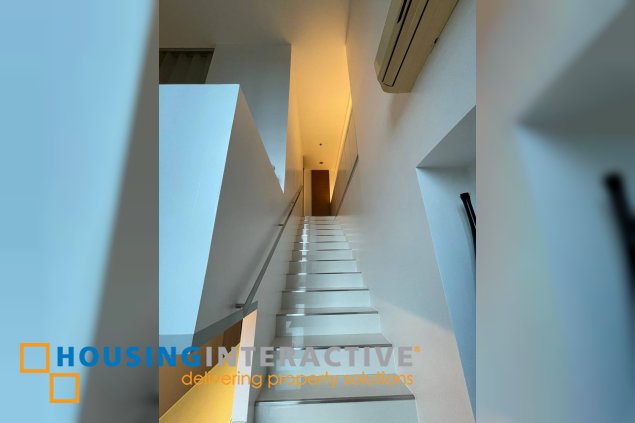 fully furnished 2br unit with balcony for sale/lease in joya lofts and towers