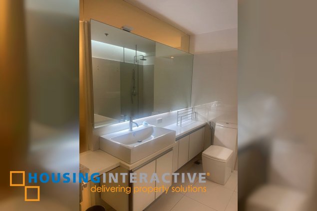 fully furnished 2br unit with balcony for sale/lease in joya lofts and towers