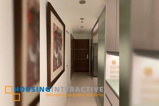 fully furnished 2br unit with balcony for sale/lease in joya lofts and towers