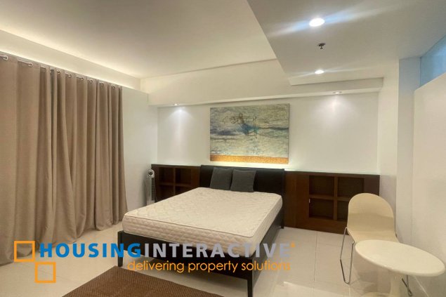 fully furnished 2br unit with balcony for sale/lease in joya lofts and towers