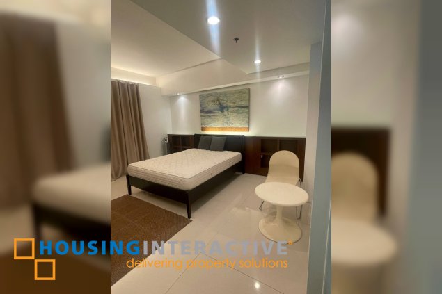 fully furnished 2br unit with balcony for sale/lease in joya lofts and towers