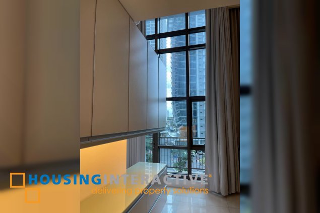 fully furnished 2br unit with balcony for sale/lease in joya lofts and towers