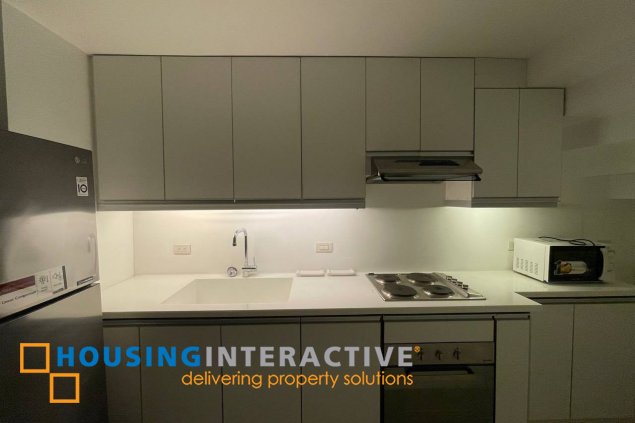 fully furnished 2br unit with balcony for sale/lease in joya lofts and towers