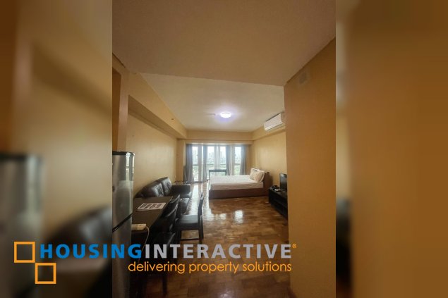 fully furnished studio unit with parking for lease in the manansala