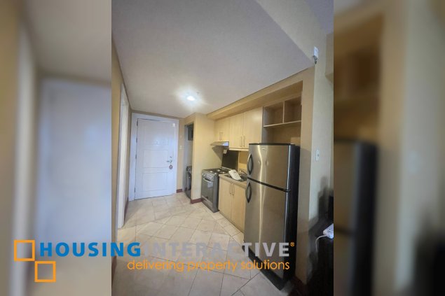 fully furnished studio unit with parking for lease in the manansala