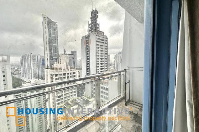 furnished 1br unit with parking for sale in two central