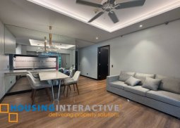 fully furnished 1br unit with parking for lease in one serendra