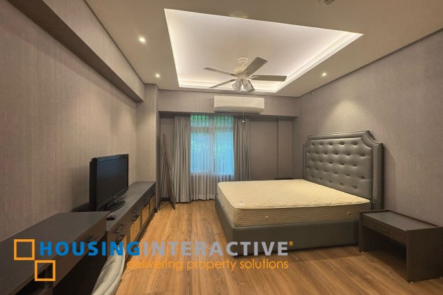 fully furnished 1br unit with parking for lease in one serendra