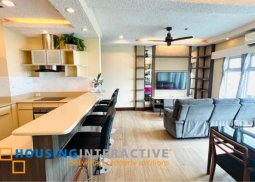 fully furnished 3br unit with balcony and parking for sale in two serendra