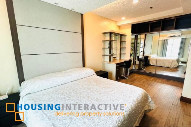 fully furnished 3br unit with balcony and parking for sale in two serendra