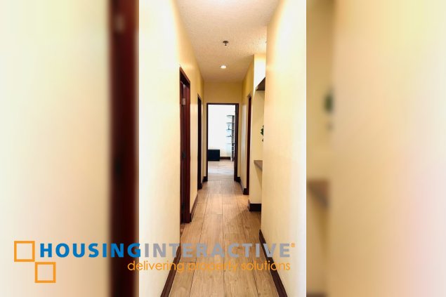 fully furnished 3br unit with balcony and parking for sale in two serendra