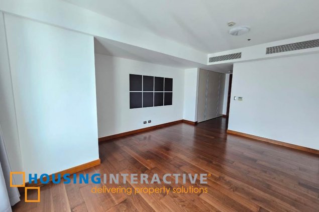 bare 3br unit with parking for sale in two roxas triangle
