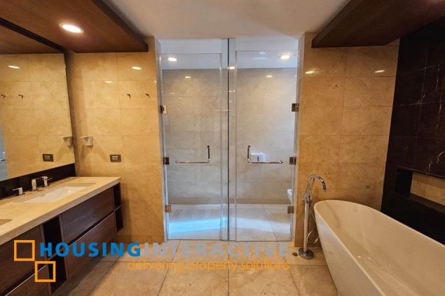 bare 3br unit with parking for sale in two roxas triangle