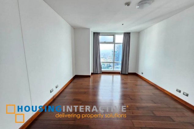 bare 3br unit with parking for sale in two roxas triangle