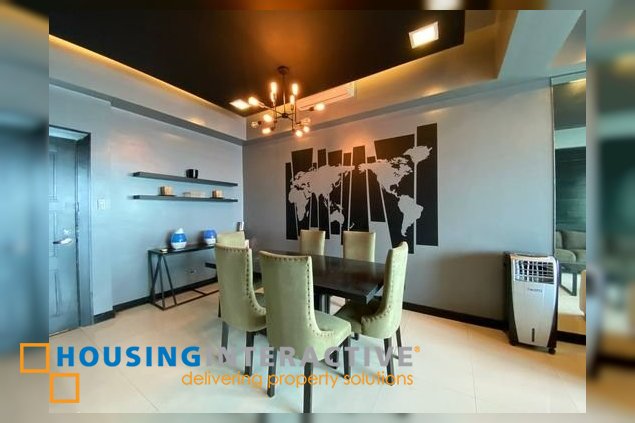 semi-furnished penthouse unit with parking for sale in the manansala
