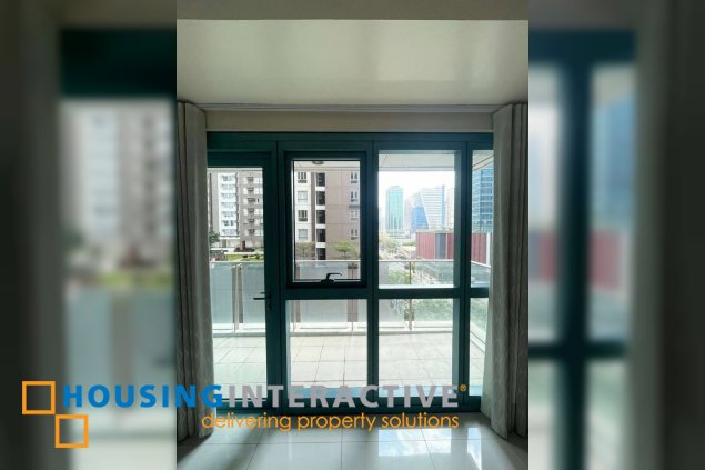bare 2br unit with balcony for sale in one uptown residences