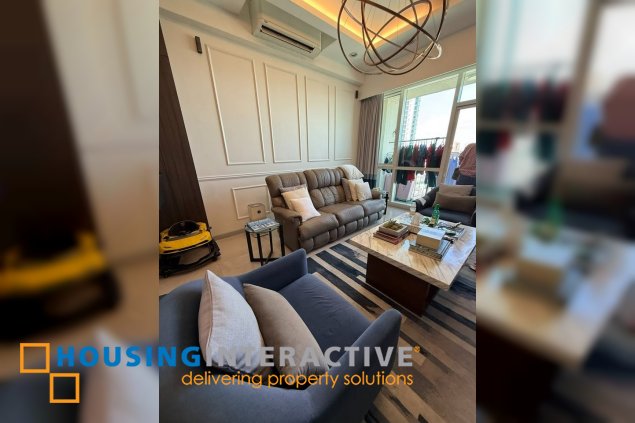 fully furnished 2br unit with balcony and parking