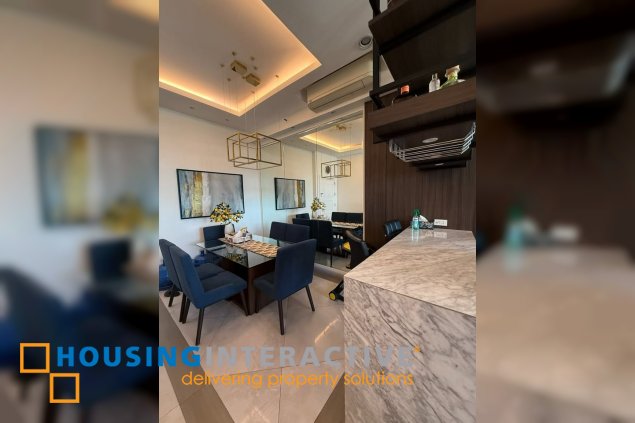 fully furnished 2br unit with balcony and parking